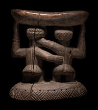 A Baule Wood Stool