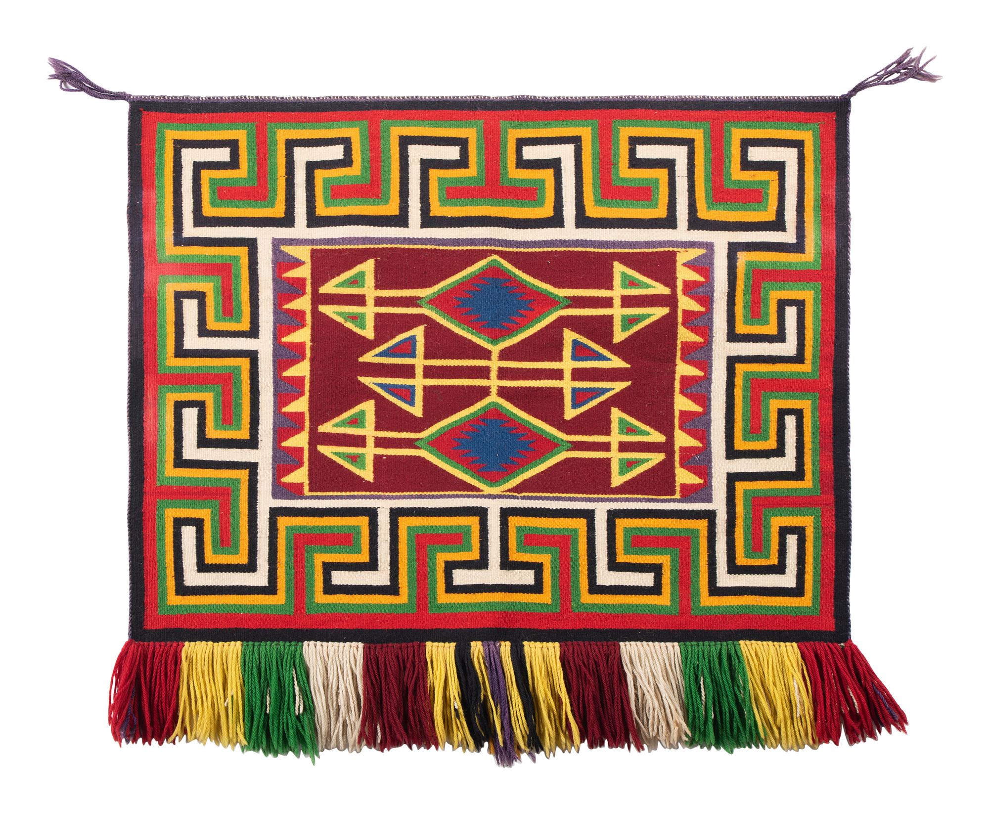 Navajo Germantown Sunday Saddle Blanket