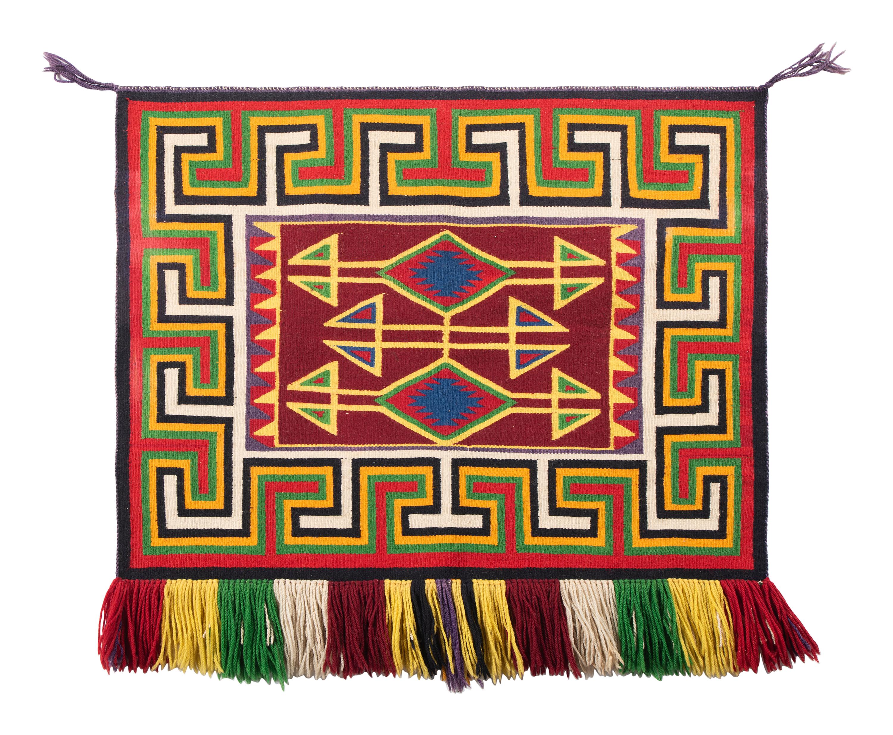 Navajo Germantown Sunday Saddle Blanket