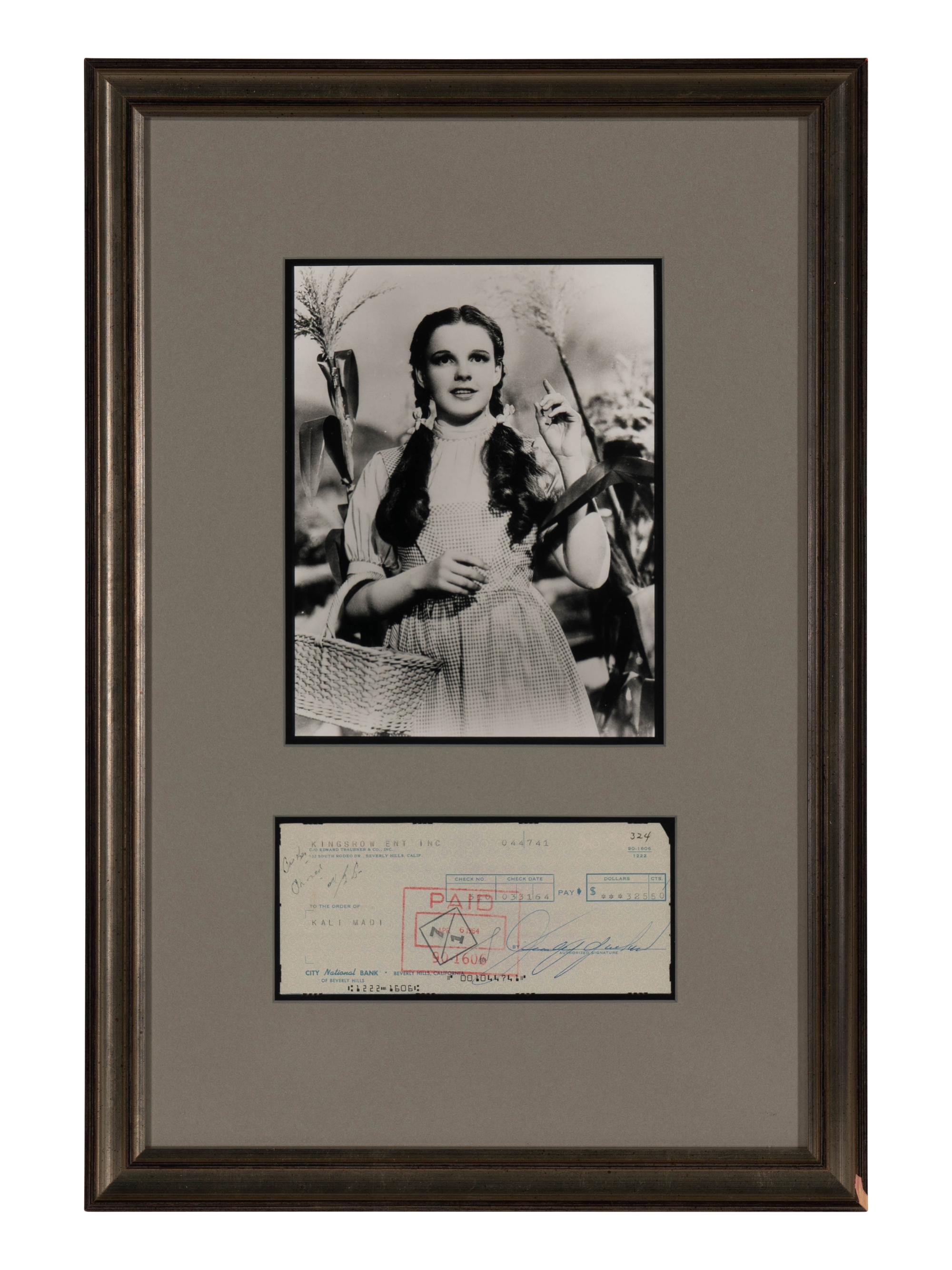 [WIZARD OF OZ]. A group of 4 items, including: