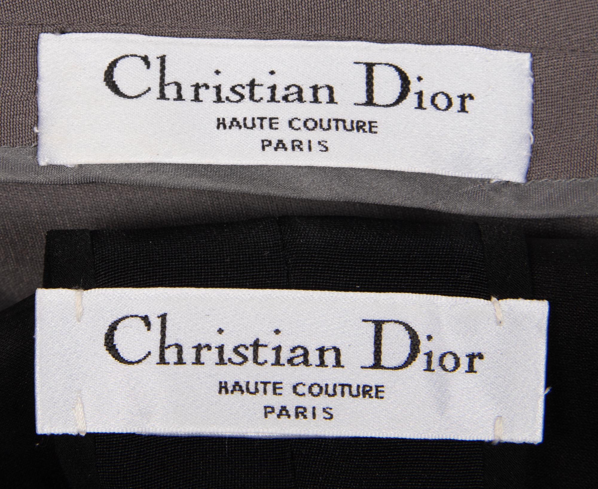 Two Christian Dior Haute Couture Pantsuits, 2012-14