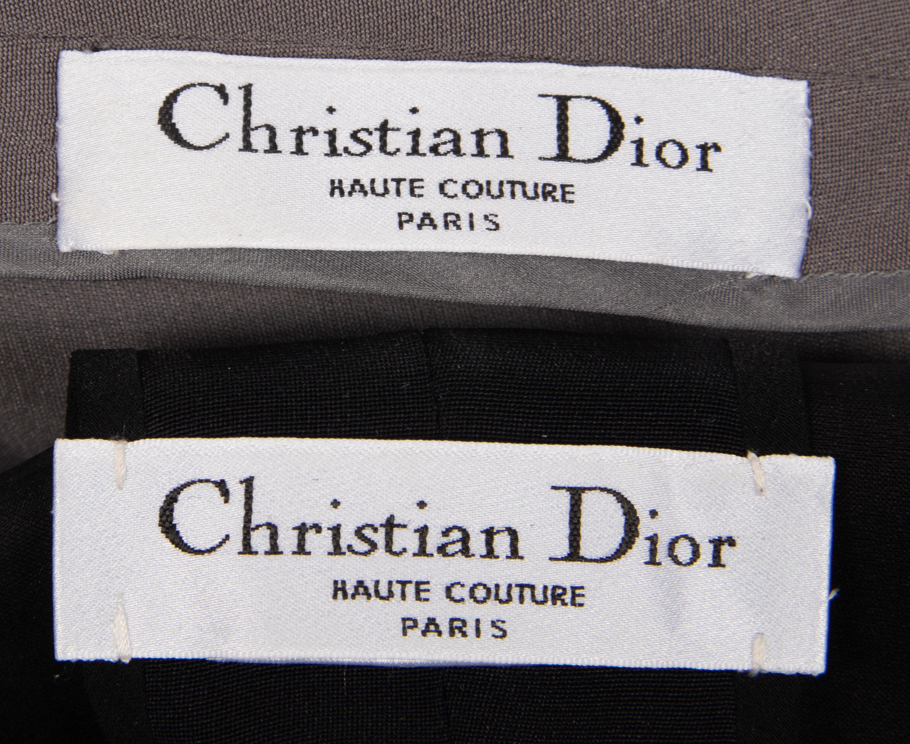 Two Christian Dior Haute Couture Pantsuits, 2012-14