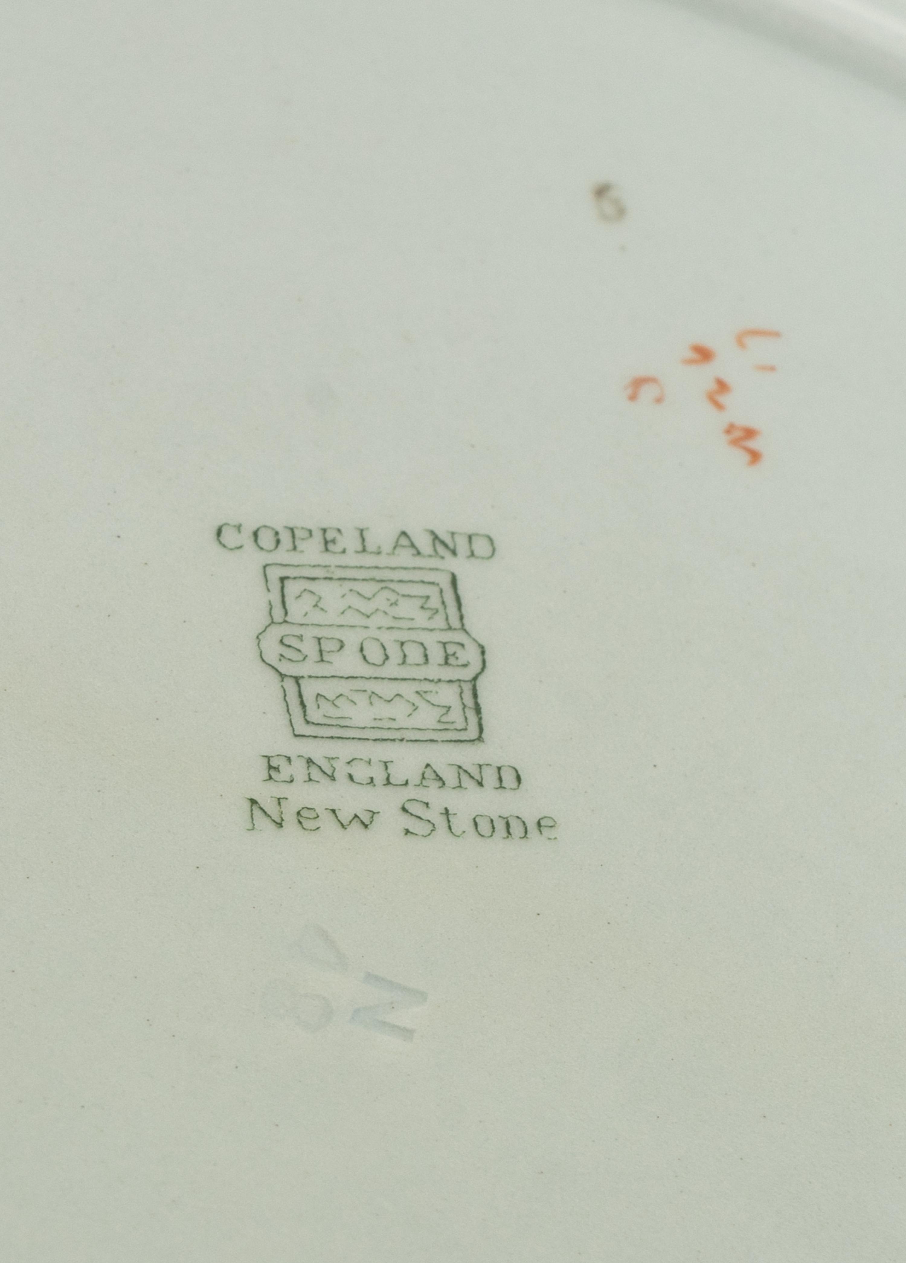 A Copeland Spode New Stone Ironstone Dinner Service