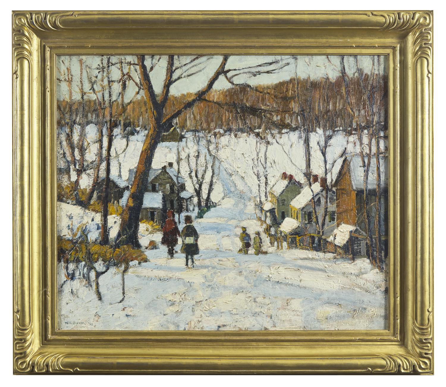 Village in Winter , 1928