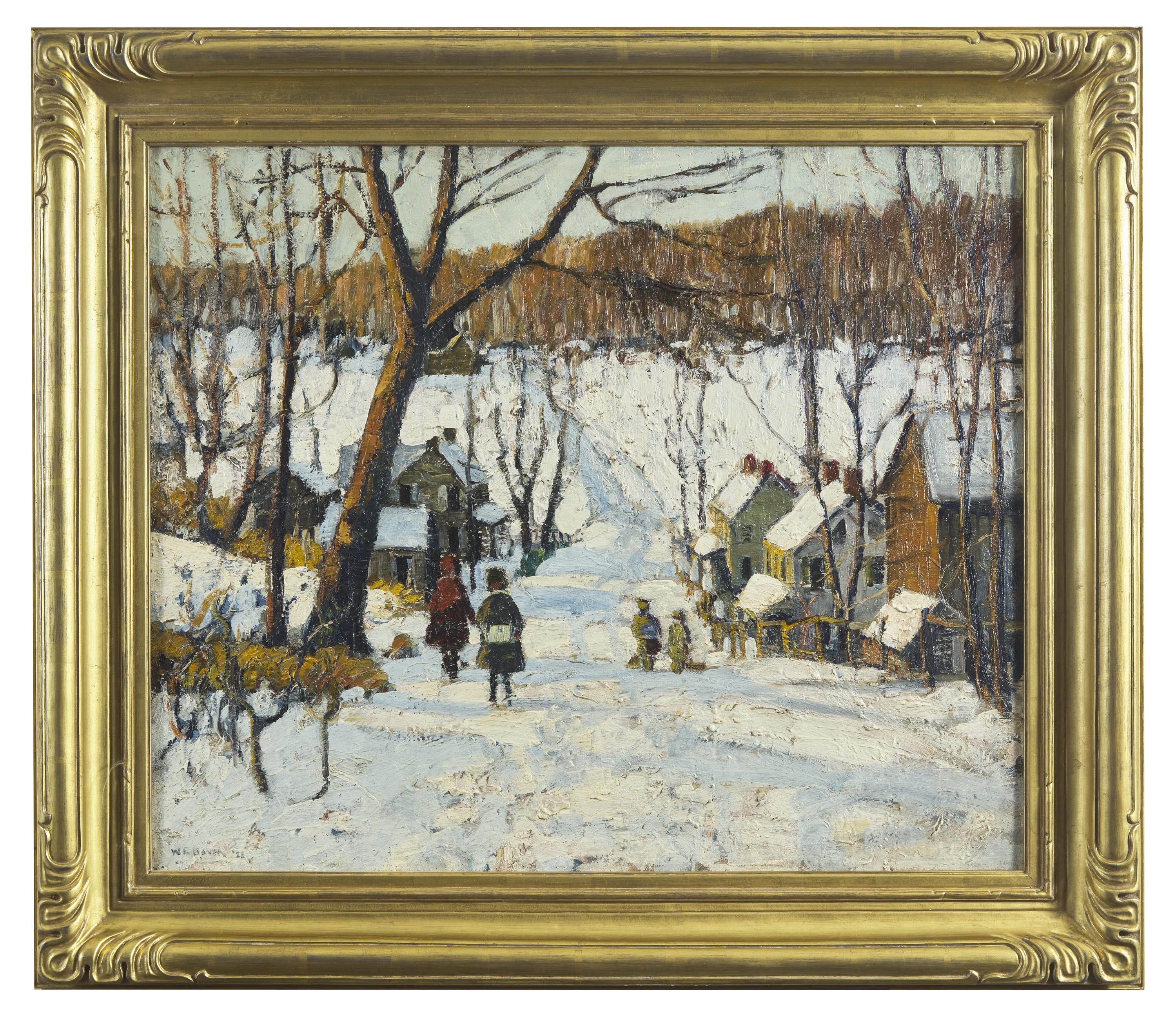 Village in Winter , 1928