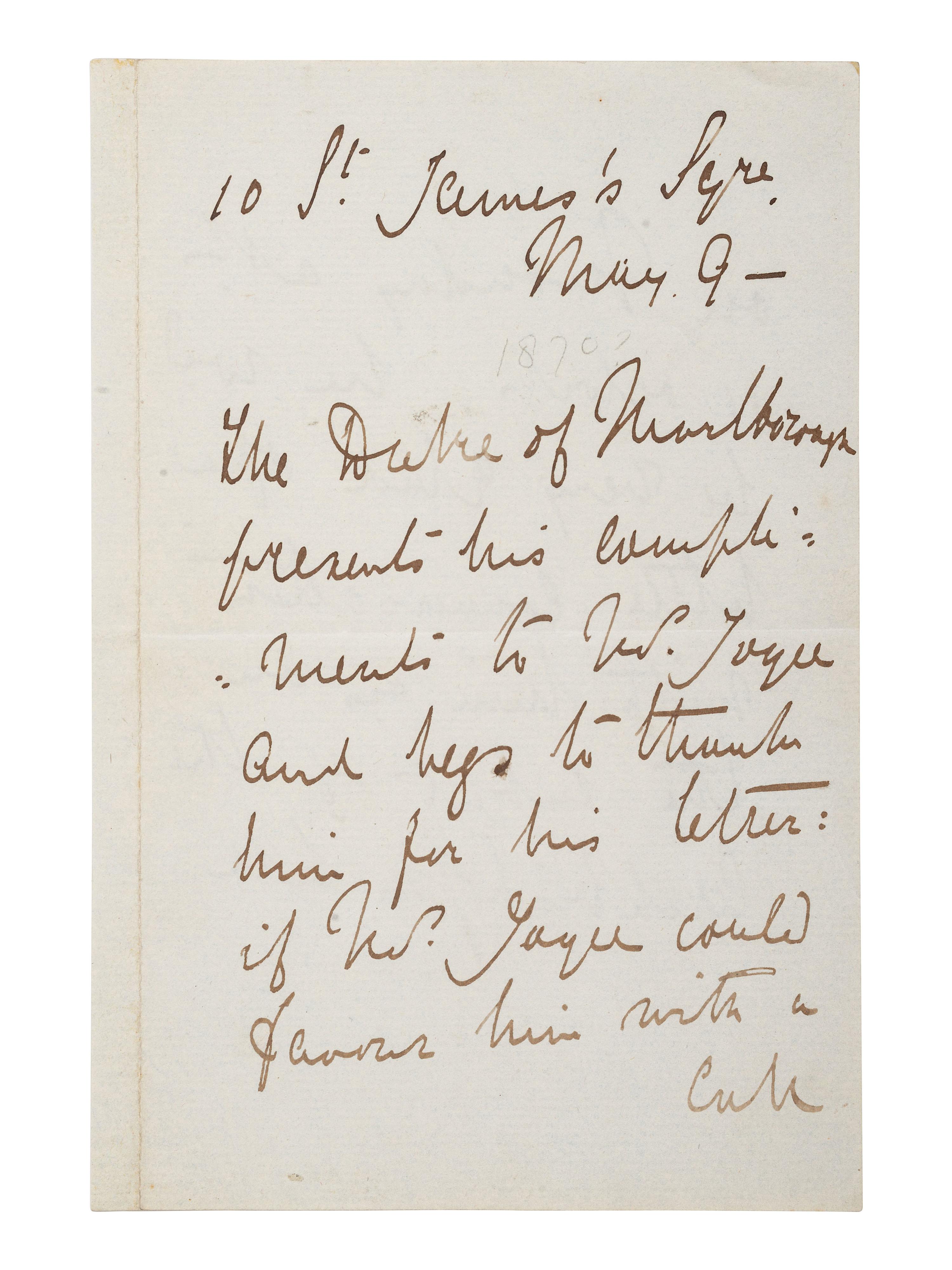 [AUTOGRAPHS]. Signatures of British notables, including REYNOLDS, HARDY, ELIOT, and DOYLE.