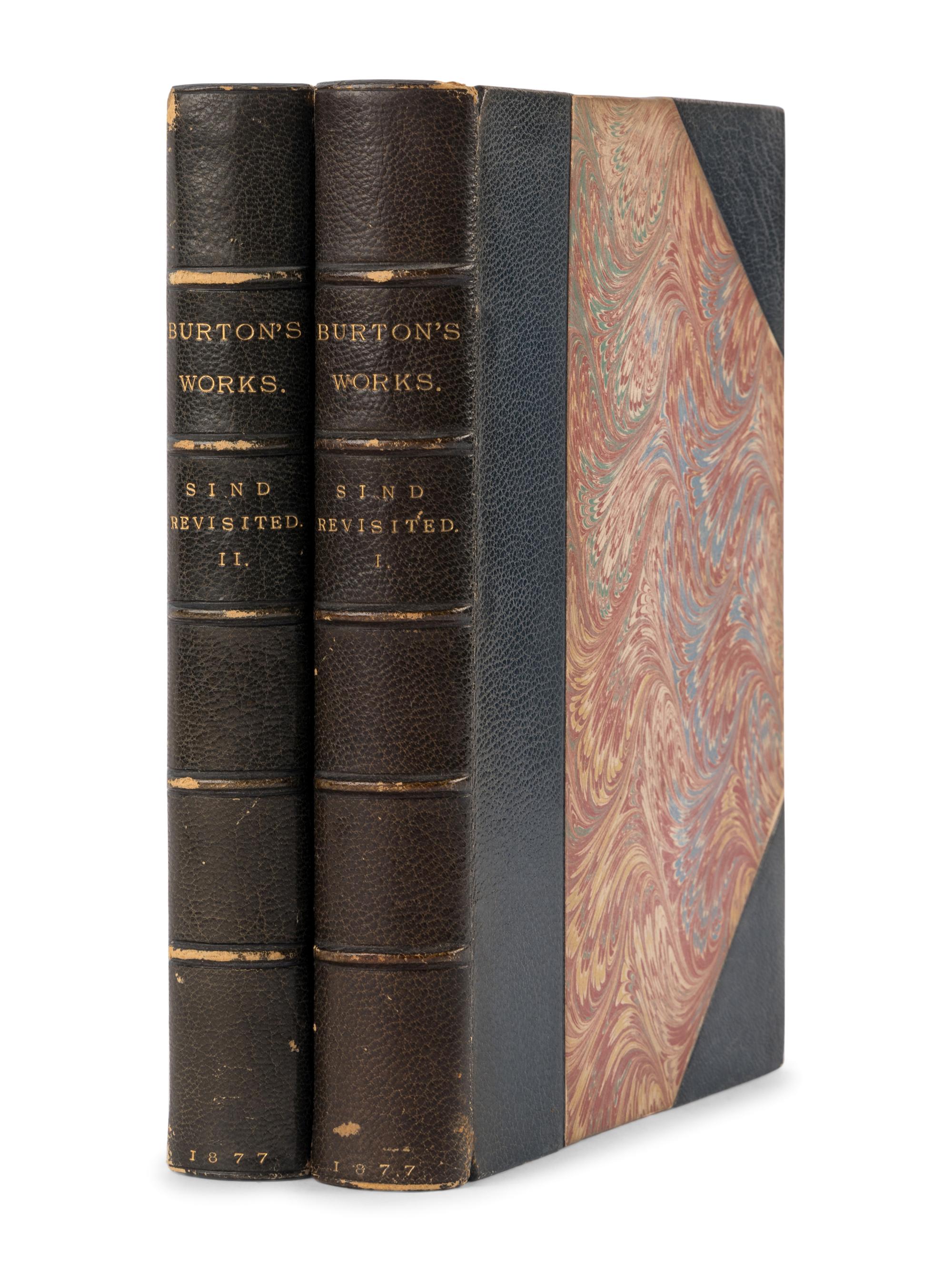 BURTON, Richard Francis, Sir (1821-1890). Scinde; Or, the Unhappy Valley . London: Richard Bentley, 1851.