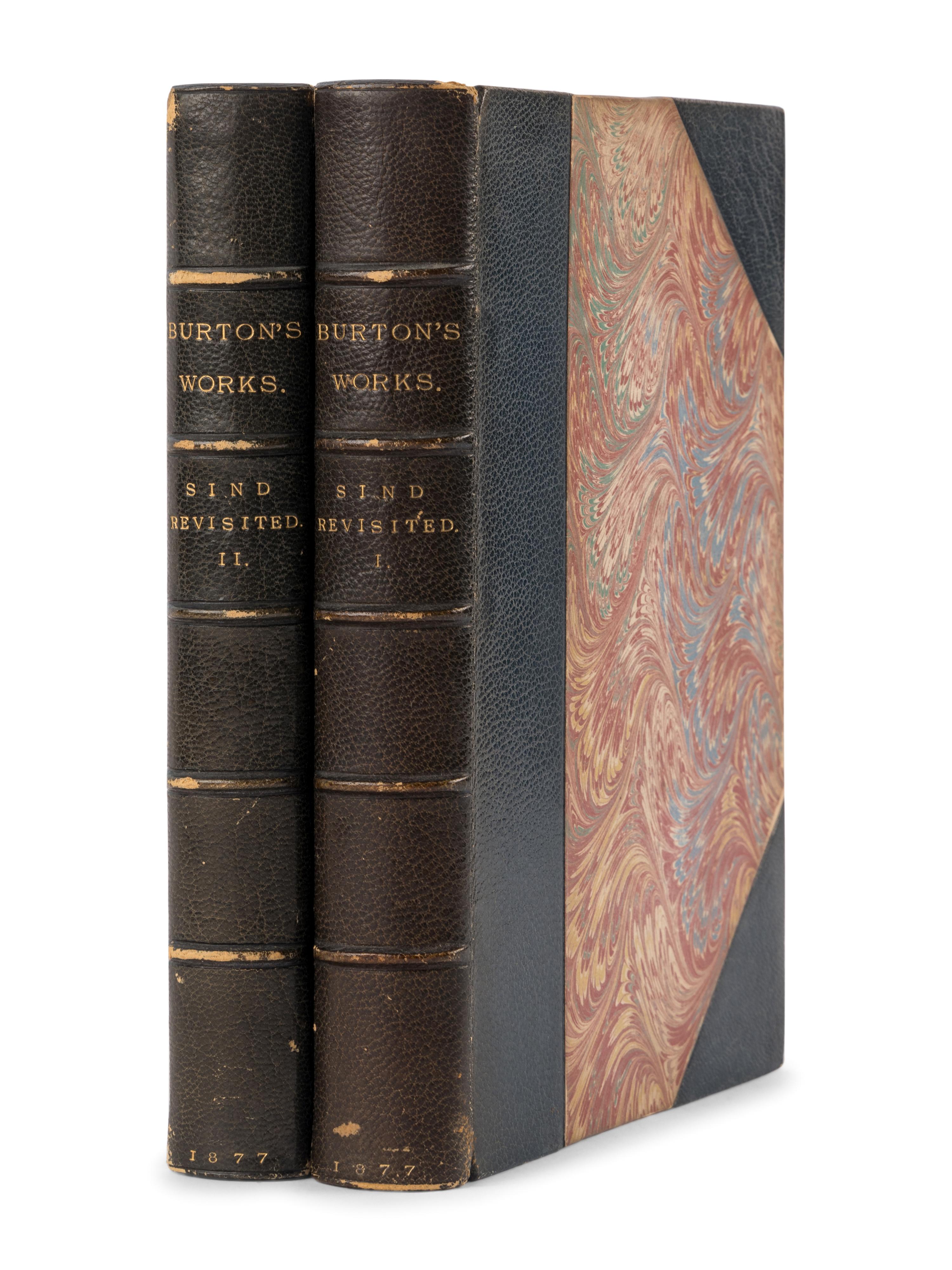 BURTON, Richard Francis, Sir (1821-1890). Scinde; Or, the Unhappy Valley . London: Richard Bentley, 1851.