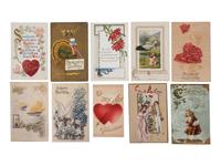 [EPHEMERA]. Large collection of over 500 antique and vintage holiday postcards.