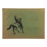 [MINING - NEVADA]. A group of 3 early mining images and a photograph booklet of mining activity in Virginia City, Goldfield, and Rawhide, Nevada, comprising: