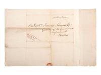 [MASSACHUSETTS]. GOODWIN II, Ichabod (1743-1829). Autograph letter signed ("Ichabod Goodwin"), to Increase Sumner, Governor of Massachusetts. Berwick, [MA], 7 September 1797.