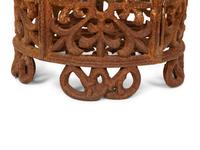 An Iron Jardinière Holder