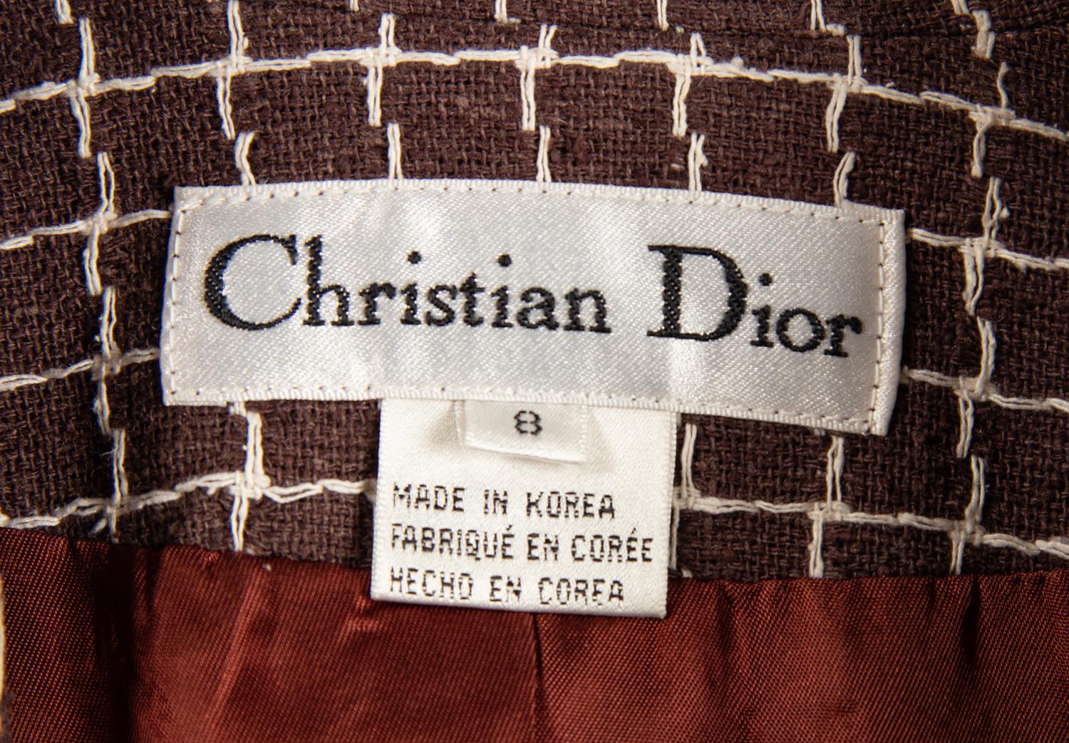 Two Designer Ensembles; One Christian Lacroix Jacket, One Christian Dior Skirt Suit,