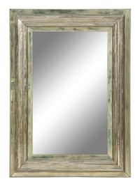 A Silvered Glass Framed Mirror