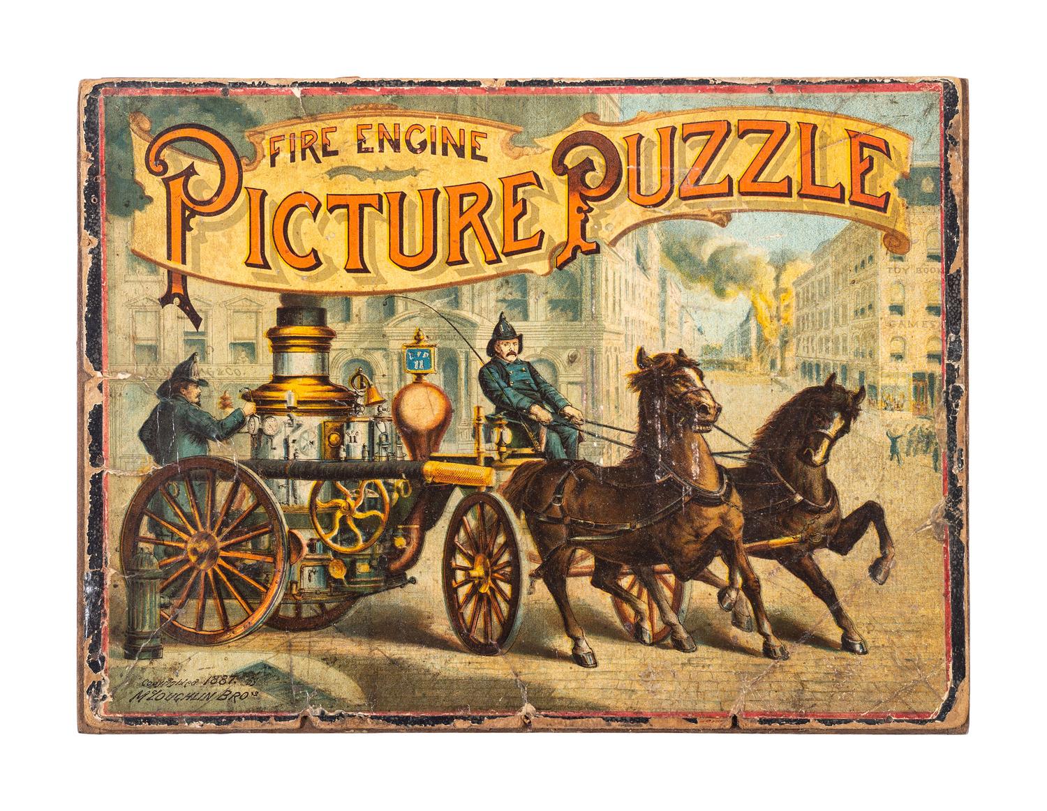 Nine McLoughlin Bros. Illustrated Games