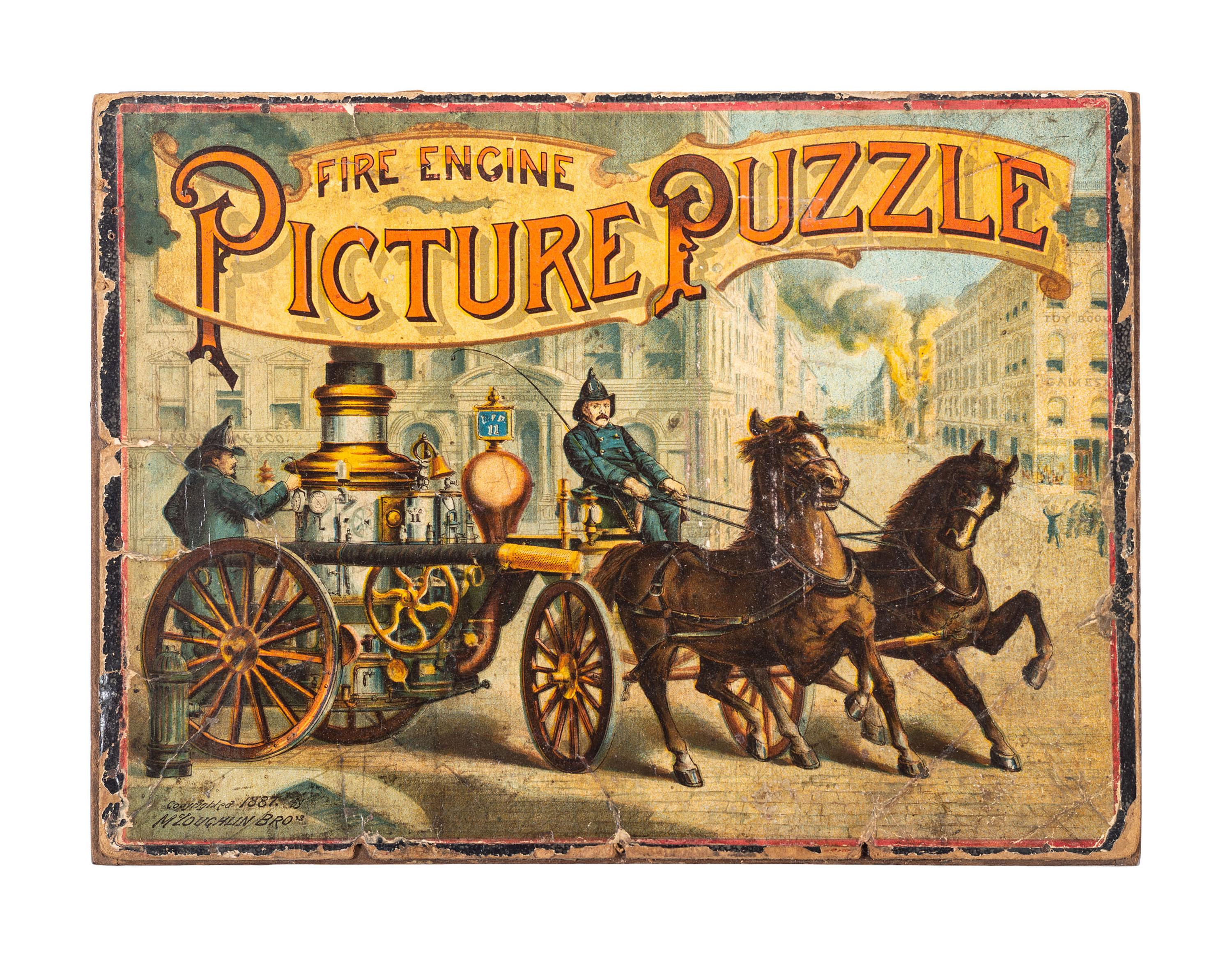 Nine McLoughlin Bros. Illustrated Games