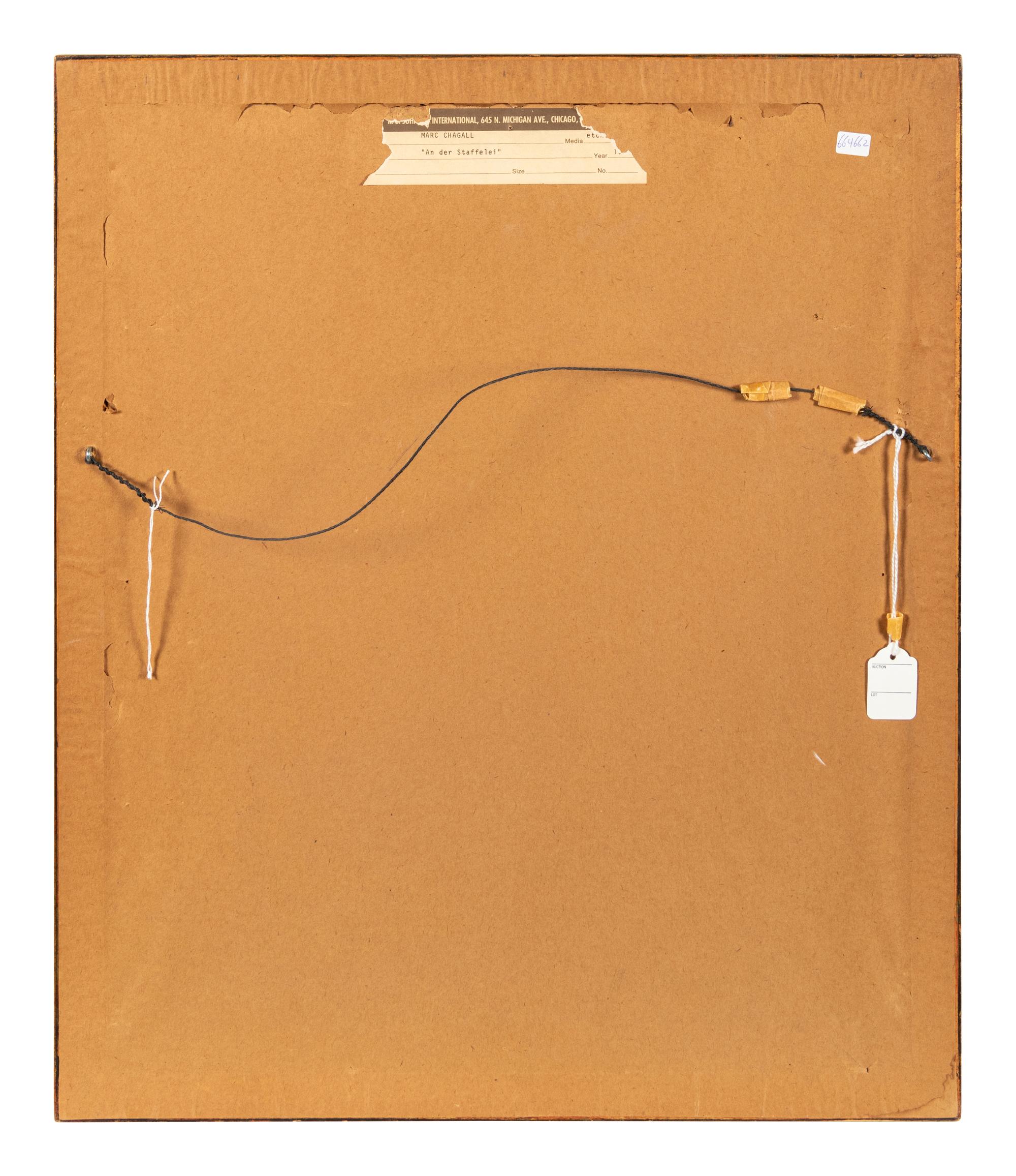 An Der Staffelei (plate 18 from Mein Leben ), 1922-1923