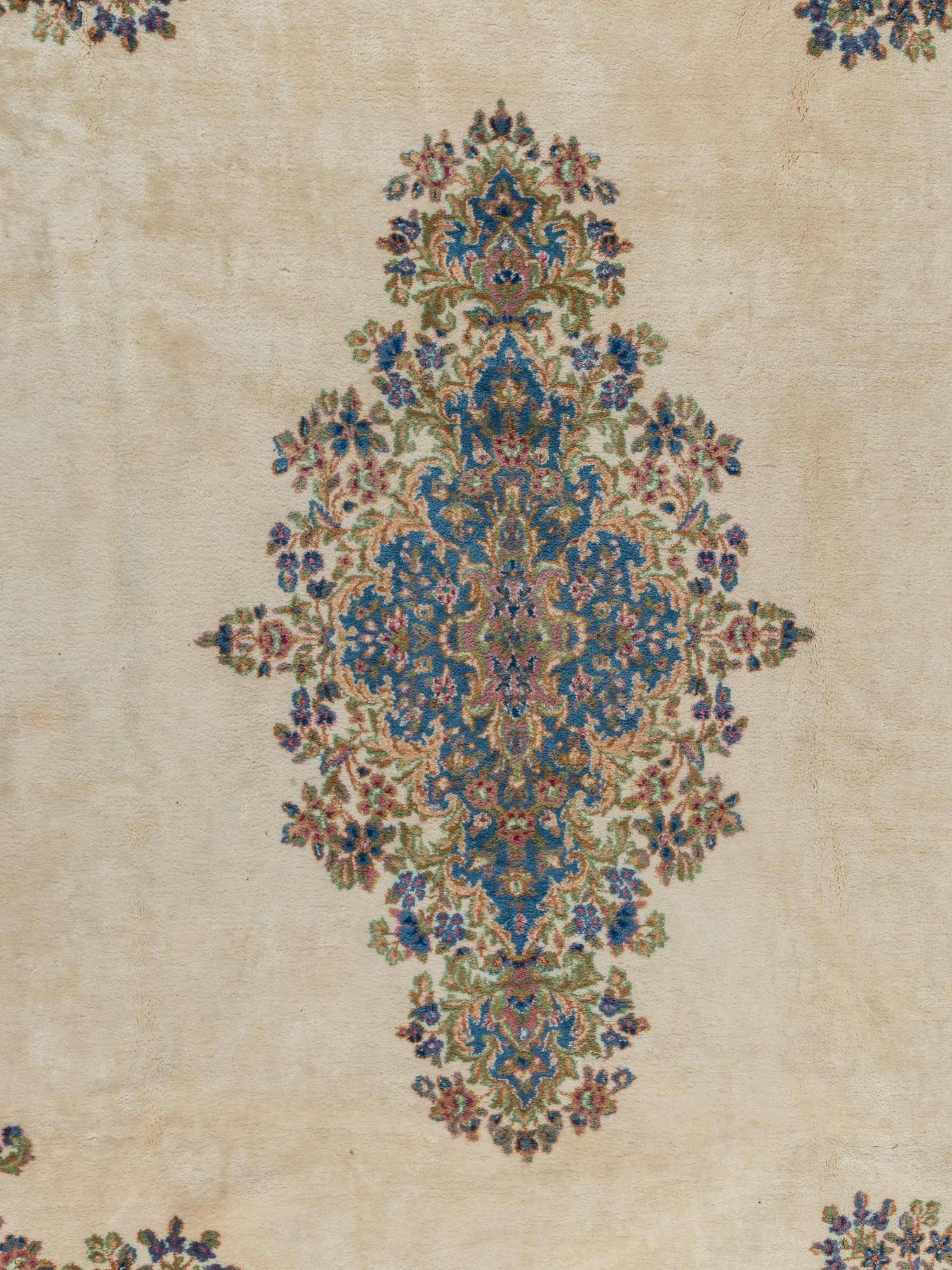 A Kirman Wool Rug