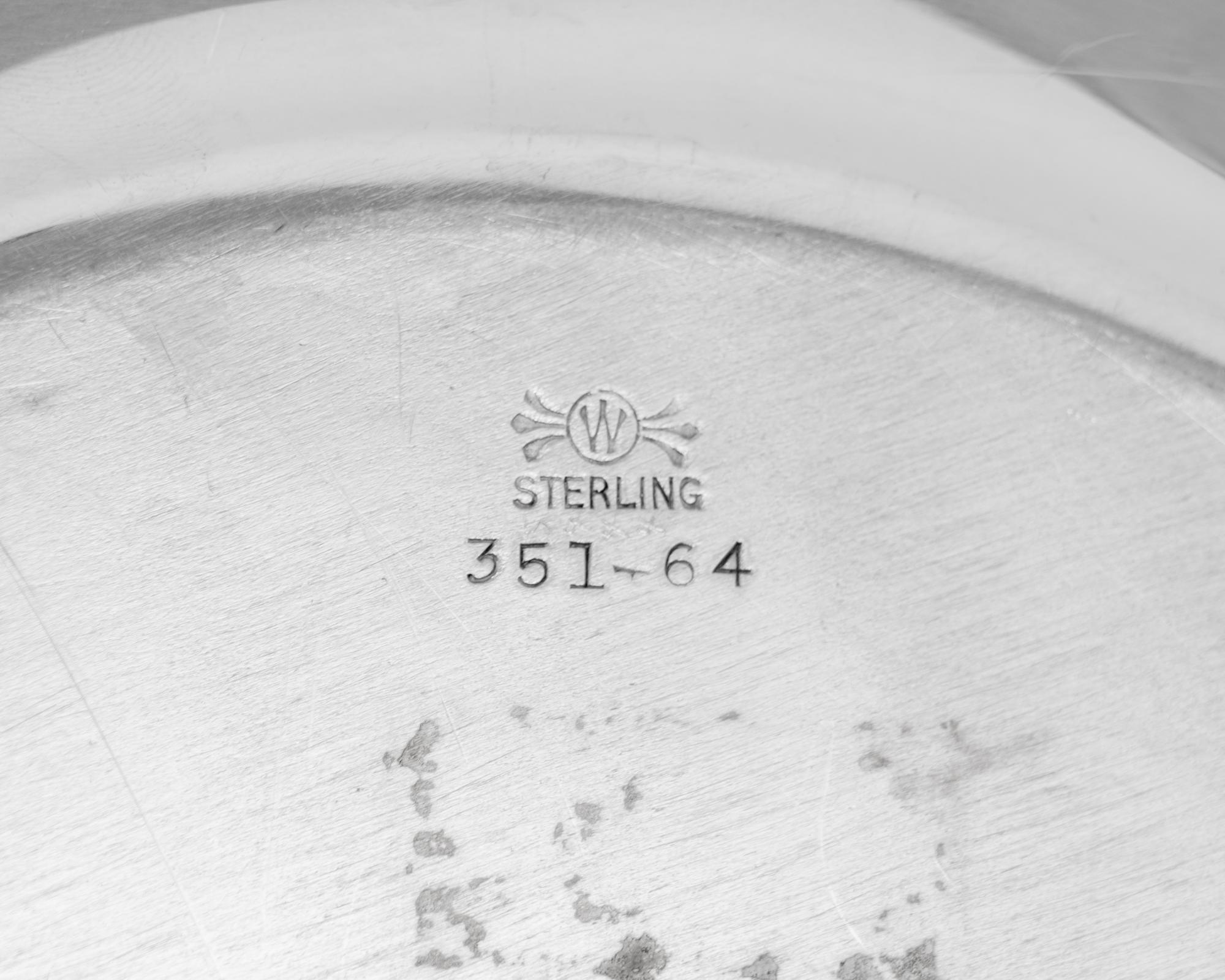 An American Silver Serving Bowl
