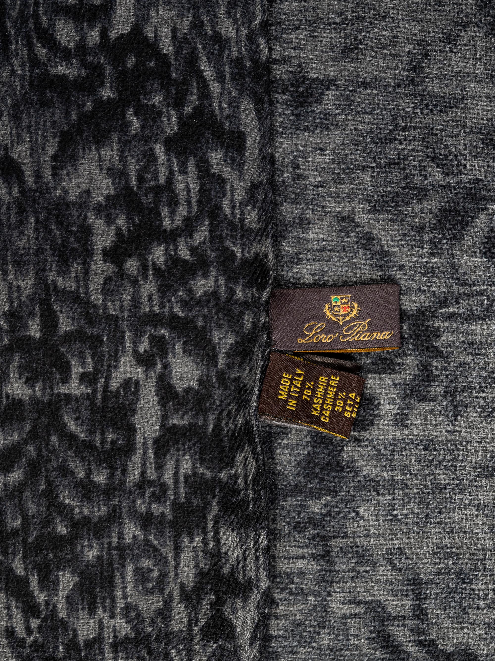 Seven Designer Scarves: One Brunello Cucinelli, Two Eskandar, One Akris, One Hermès, One Loro Piana, One Yves Saint Laurent Rive Gauche