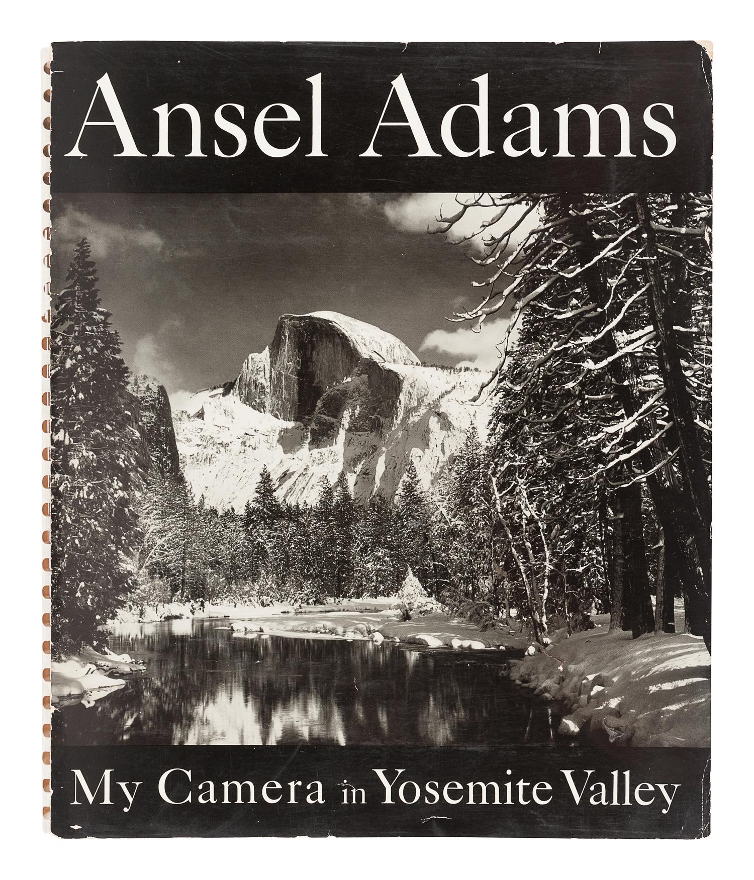 ADAMS, Ansel (1902-1984). My Camera in Yosemite Valley . Boston: Virginia Adams, Yosemite National Park and Houghton Mifflin Company, 1949.