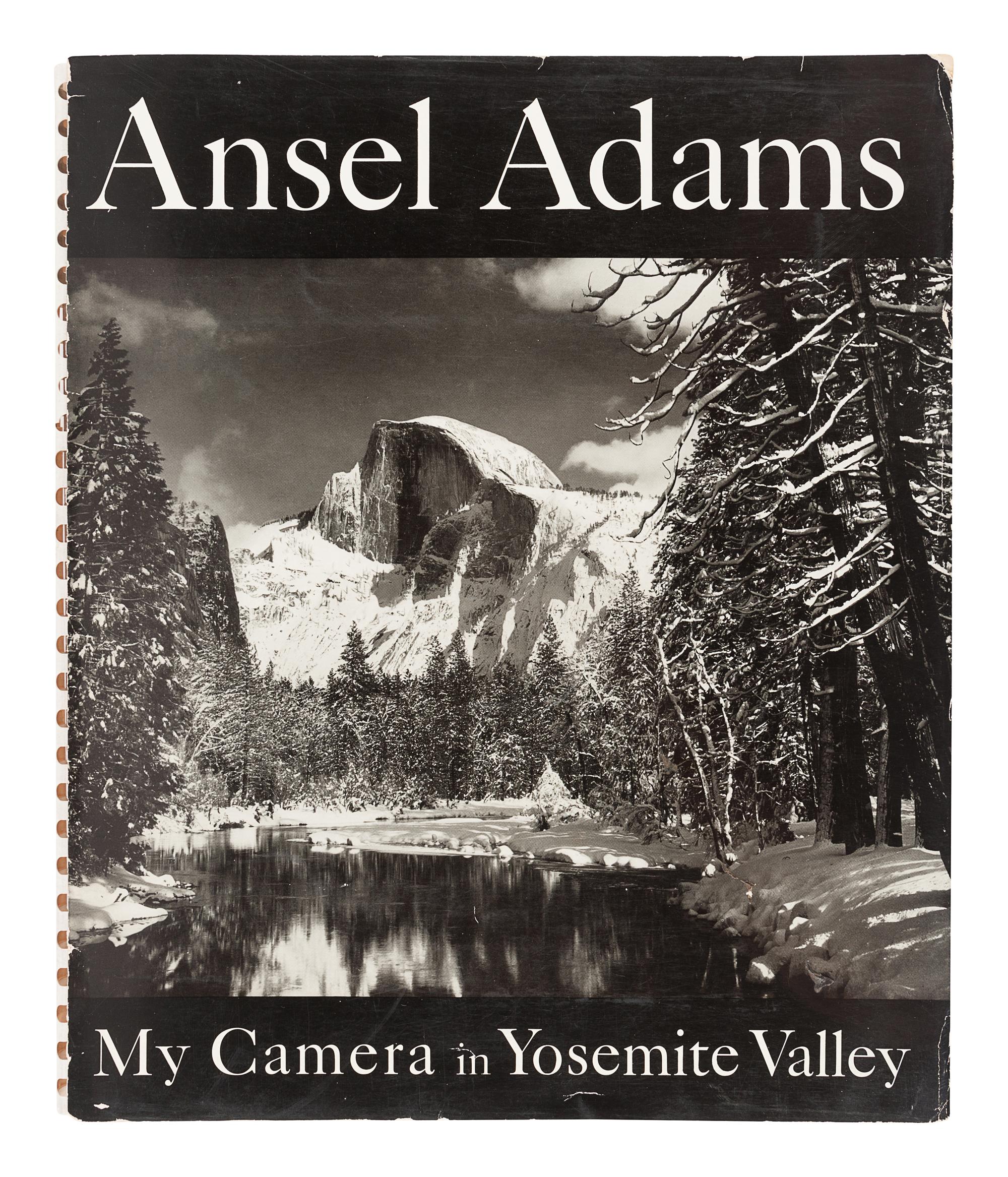 ADAMS, Ansel (1902-1984). My Camera in Yosemite Valley . Boston: Virginia Adams, Yosemite National Park and Houghton Mifflin Company, 1949.