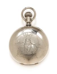 A Silveroid Open Face Pocket Watch, Illinois, Circa 1907, 110.60 dwts.