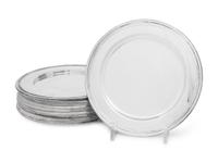 A Set of Eleven Cartier Silver Bread Plates