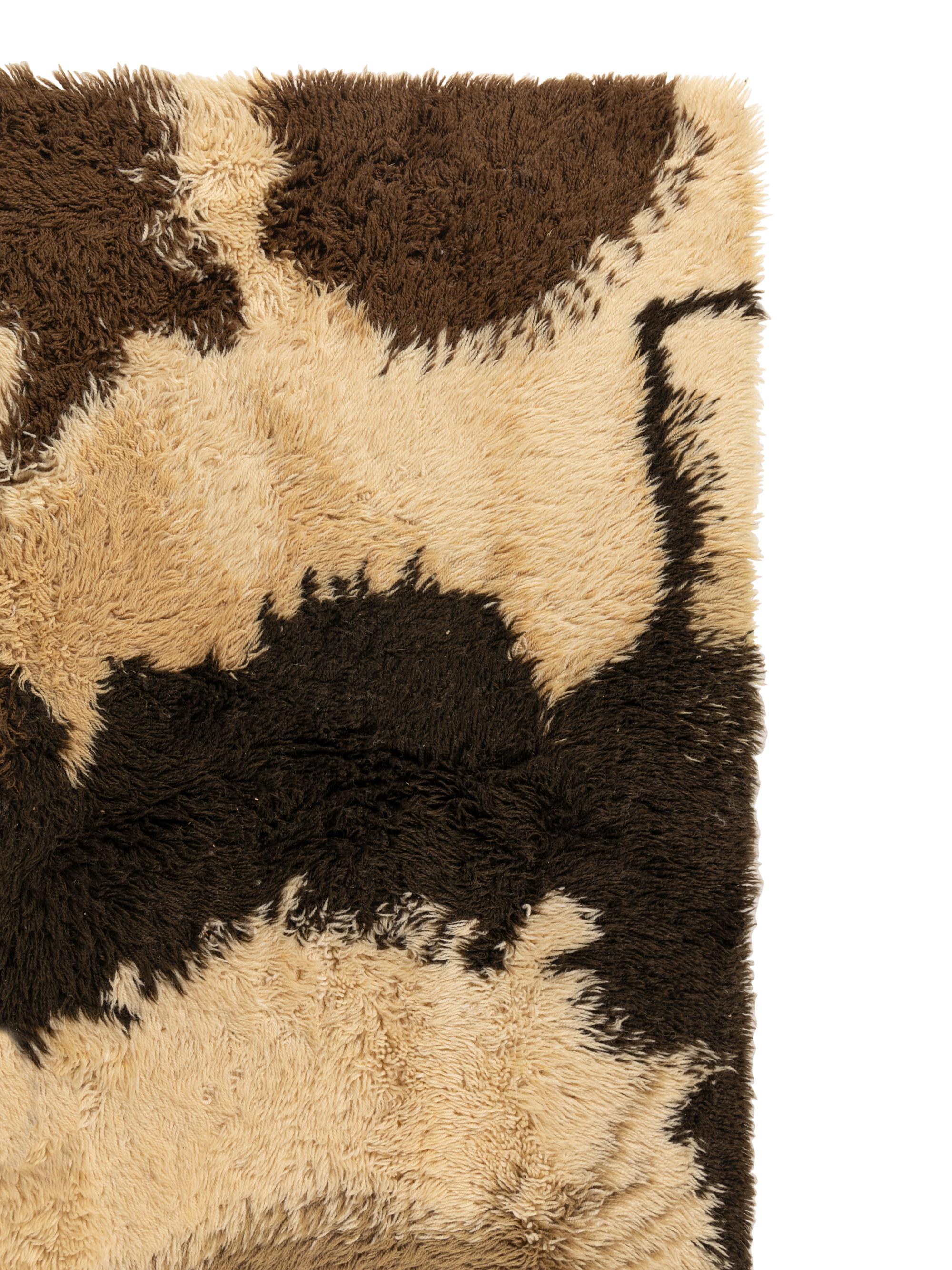A Swedish Rya Shag Rug