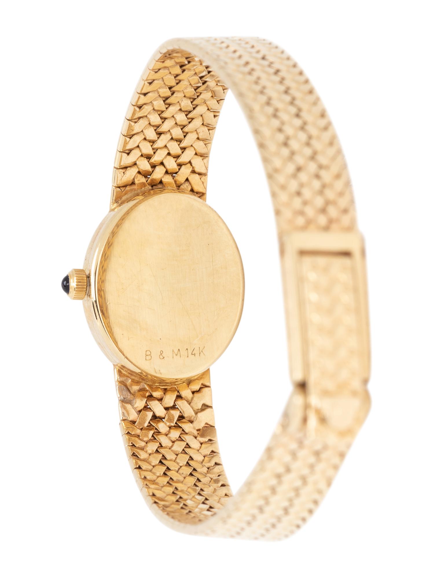 BAUME & MERCIER, TIFFANY & CO., 14K YELLOW GOLD WRISTWATCH