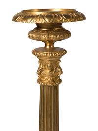 A Pair of French Gilt Bronze Torchères