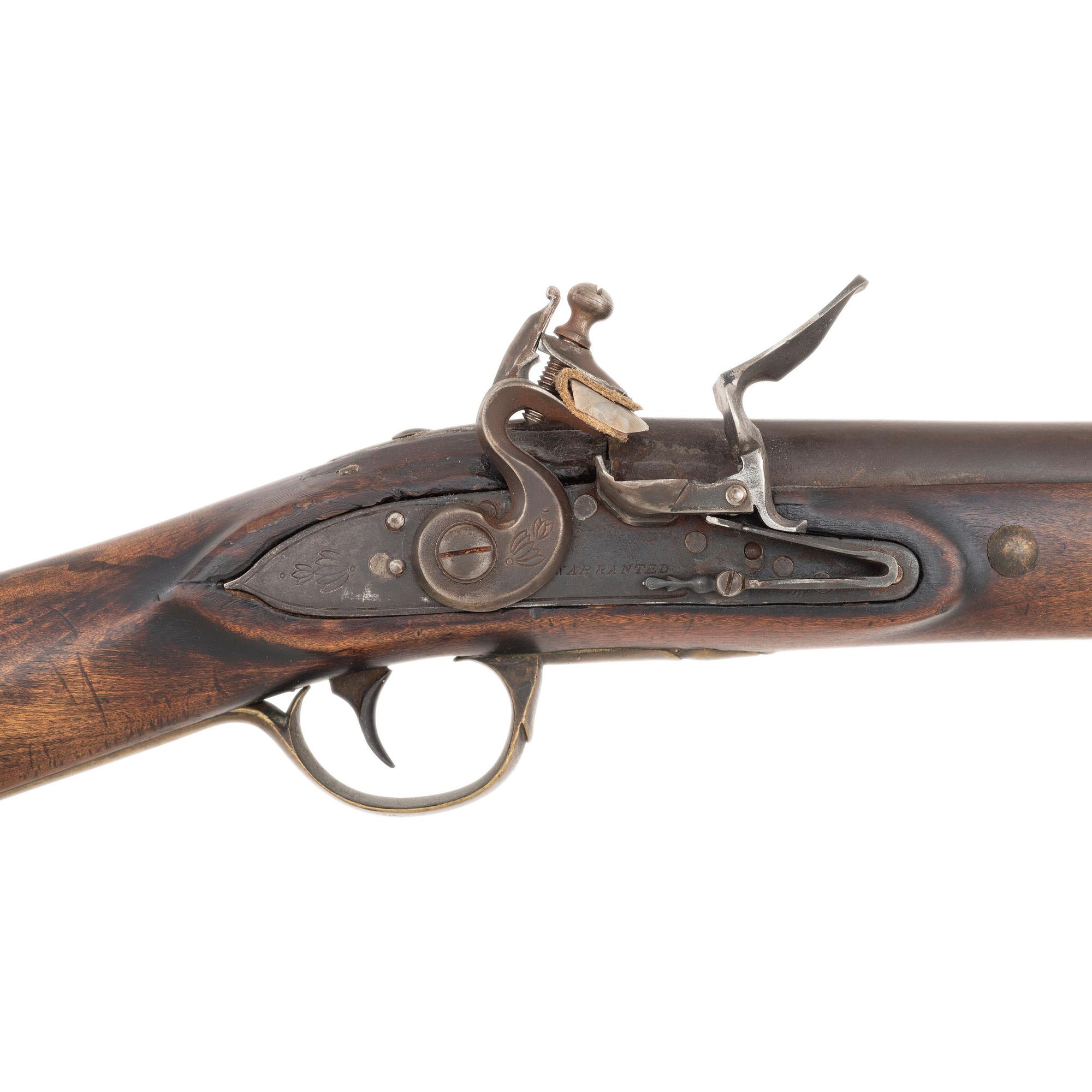 Reconverted Flintlock Tack Decorated Trade Gun