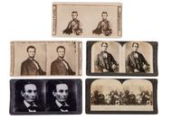 [EARLY PHOTOGRAPHY] - [POLITICS]. An extensive collection of stereoviews of Lincoln, McKinley, and Washington, DC.