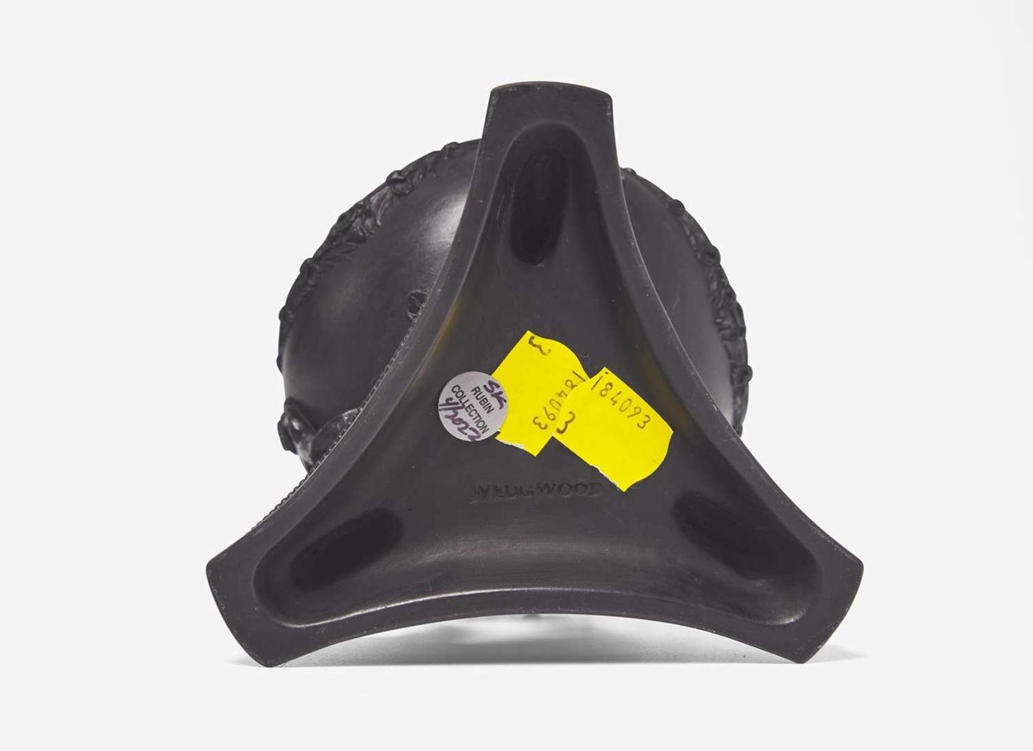 A Wedgwood Black Basalt Dolphin Pastille Burner, UK, early 19th century