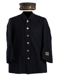 [OCCUPATIONAL]. Pullman Porter uniform jacket and hat.
