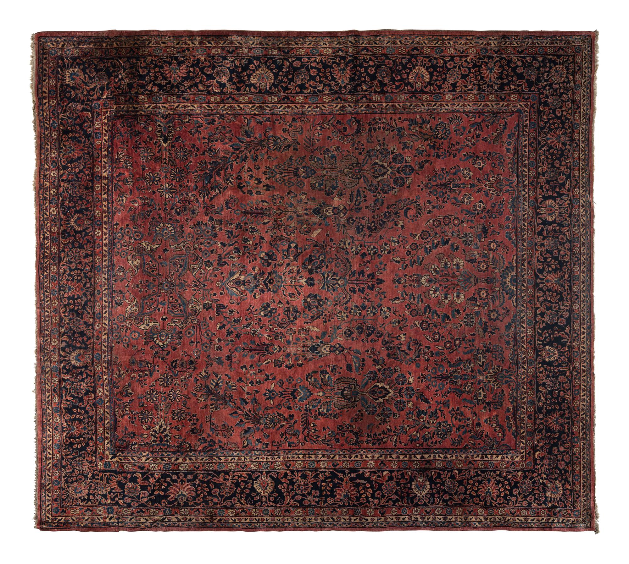 A Sarouk Wool Rug