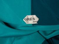 Madame Grès, Blue Silk Toga Gown, 1970's