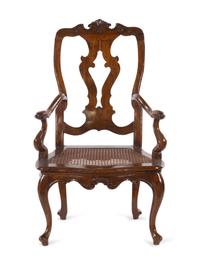 A Dutch Mahogany Armchair