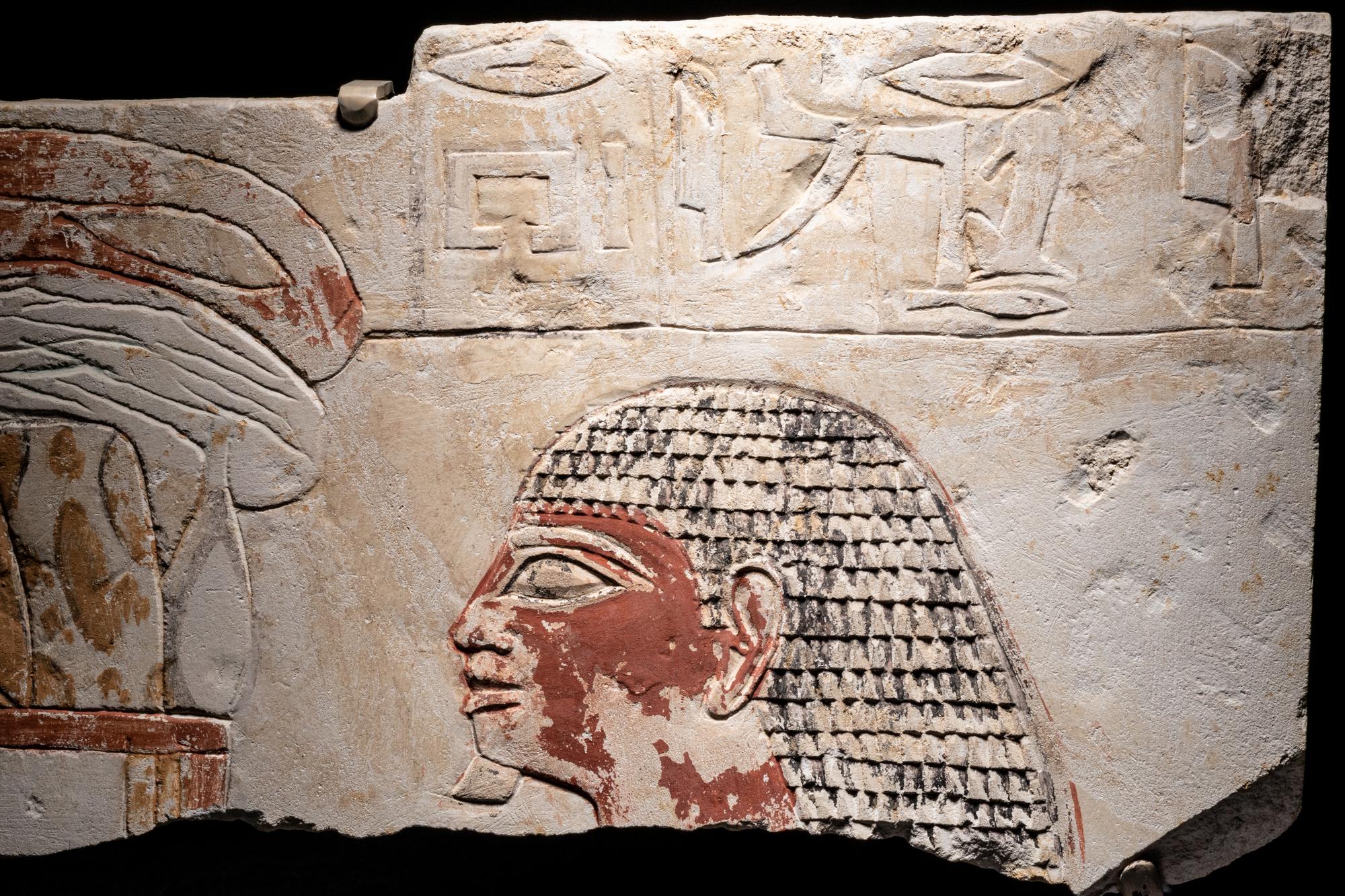 An Egyptian Limestone Relief