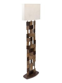 An R&Y Augousti Shagreen, Lizard and Ostrich Floor Lamp