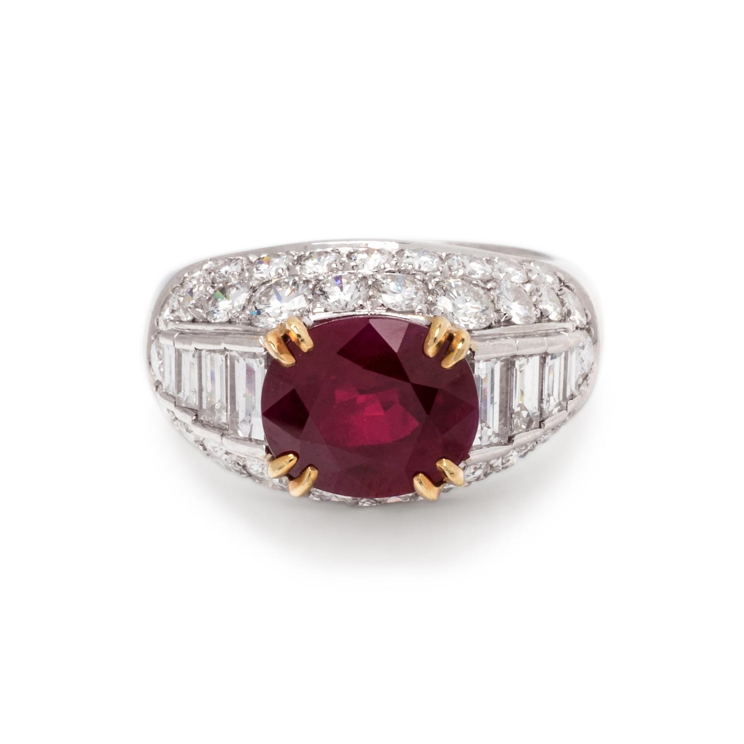 RUBY AND DIAMOND RING