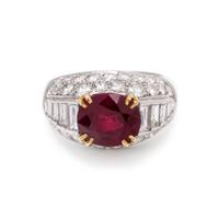 RUBY AND DIAMOND RING