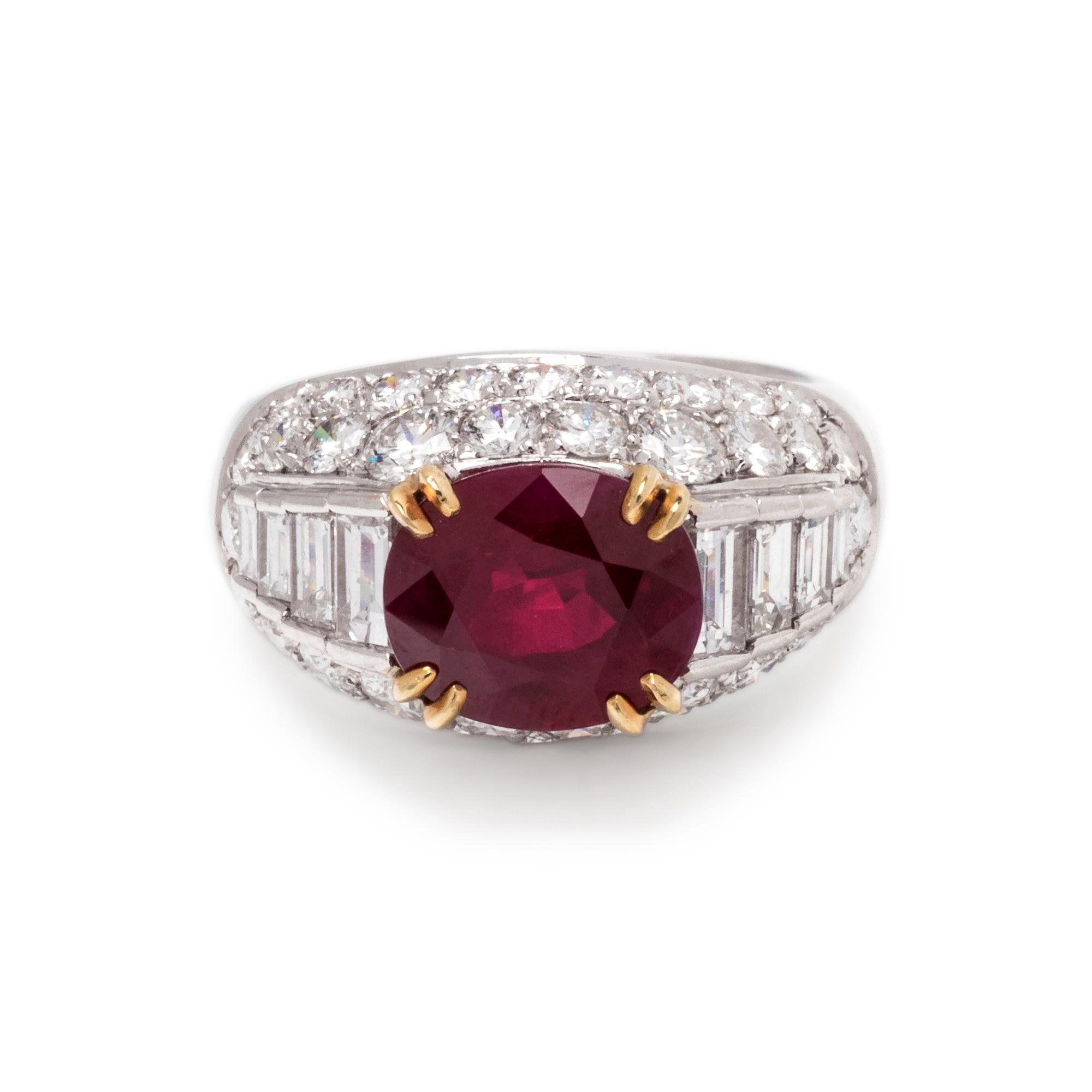 RUBY AND DIAMOND RING