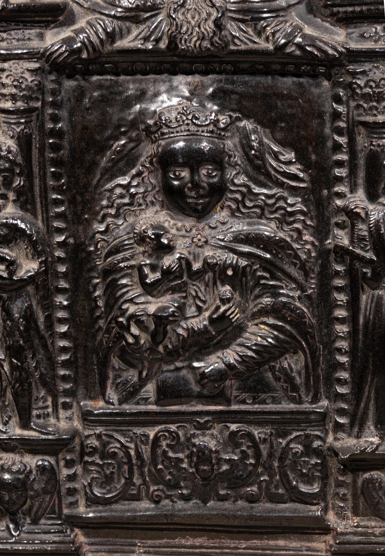 A Cast Relief of the Madonna and Child