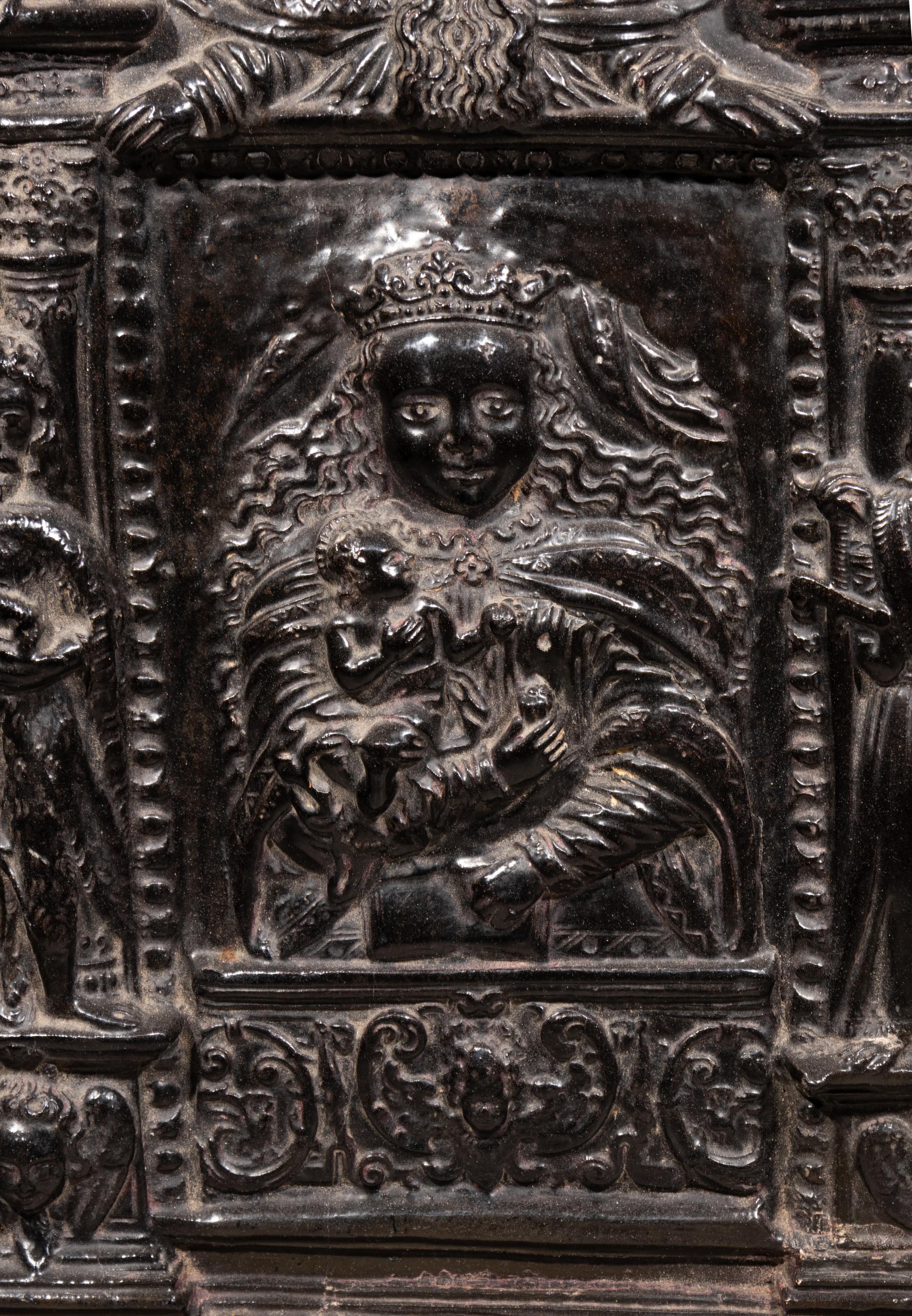 A Cast Relief of the Madonna and Child