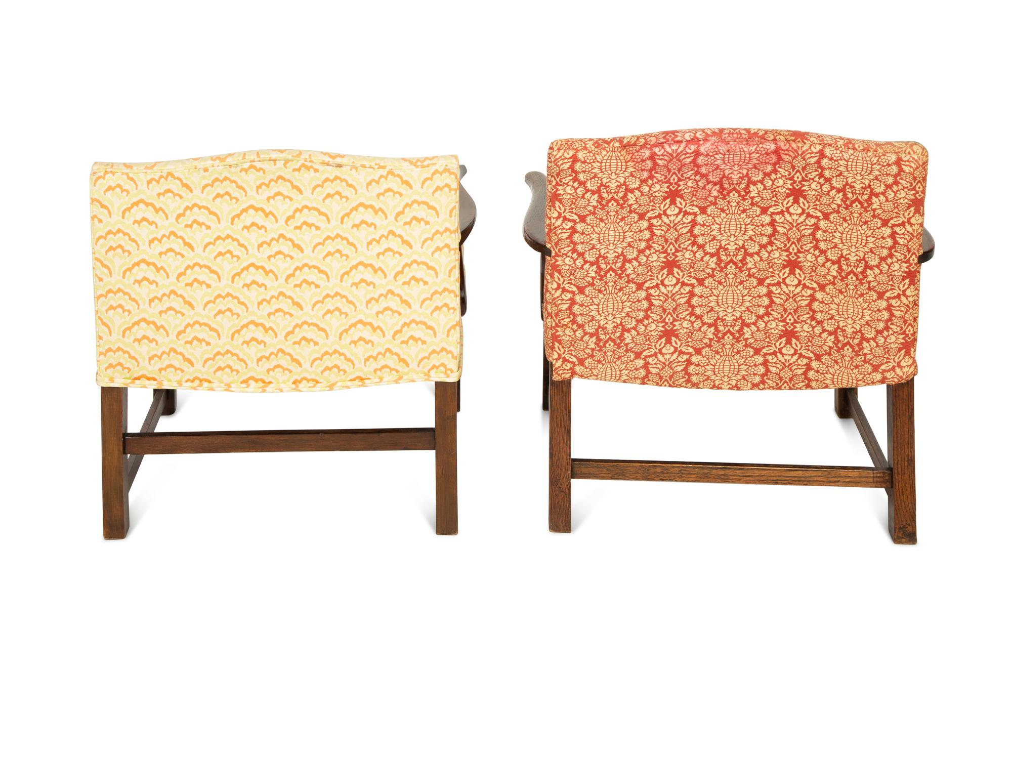 Two George III Style Mahogany Child's Chairs