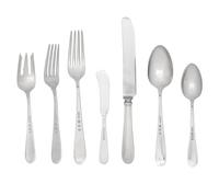 An American Silver Flatware Service