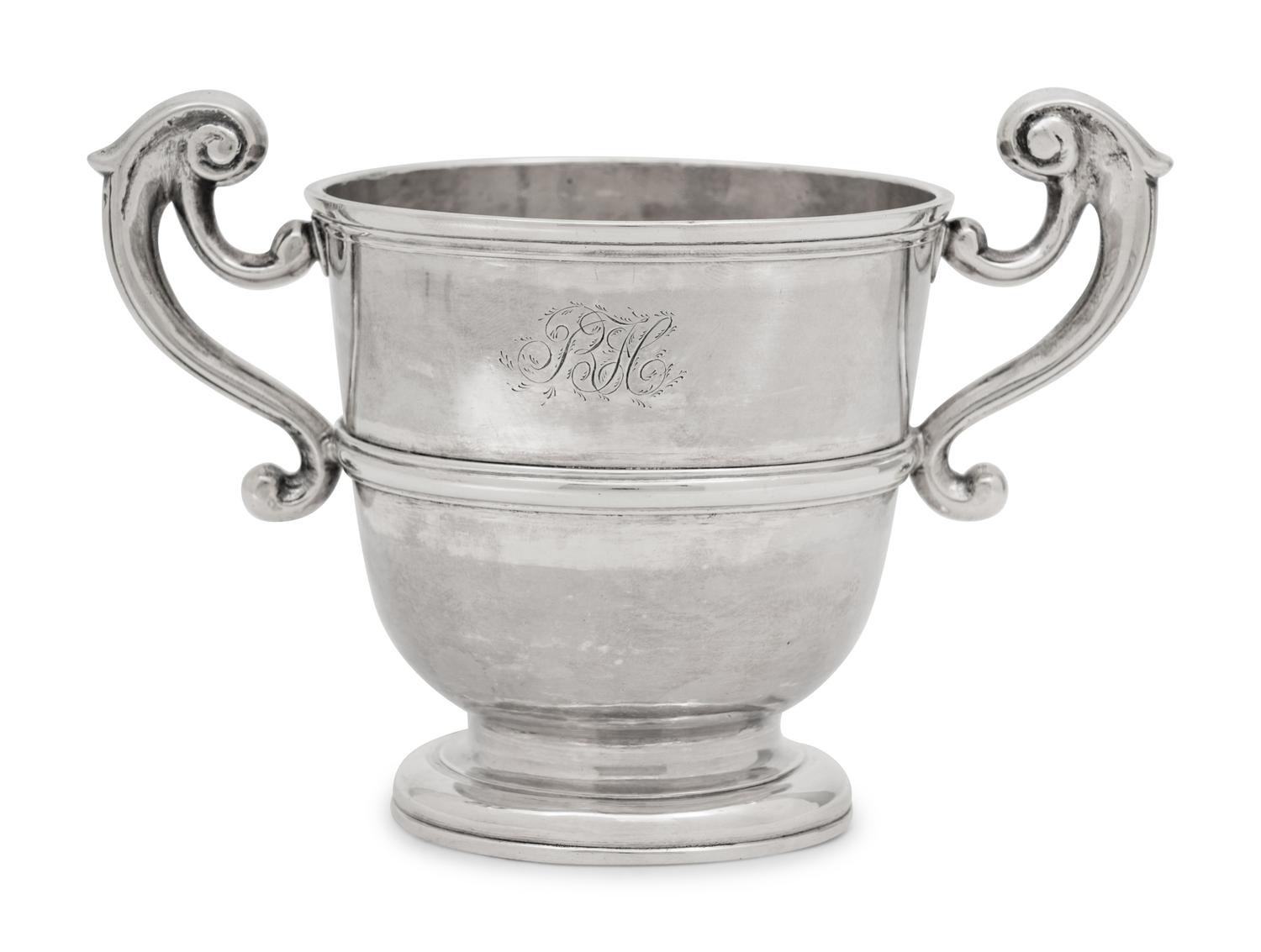 An Irish George I Silver Loving Cup