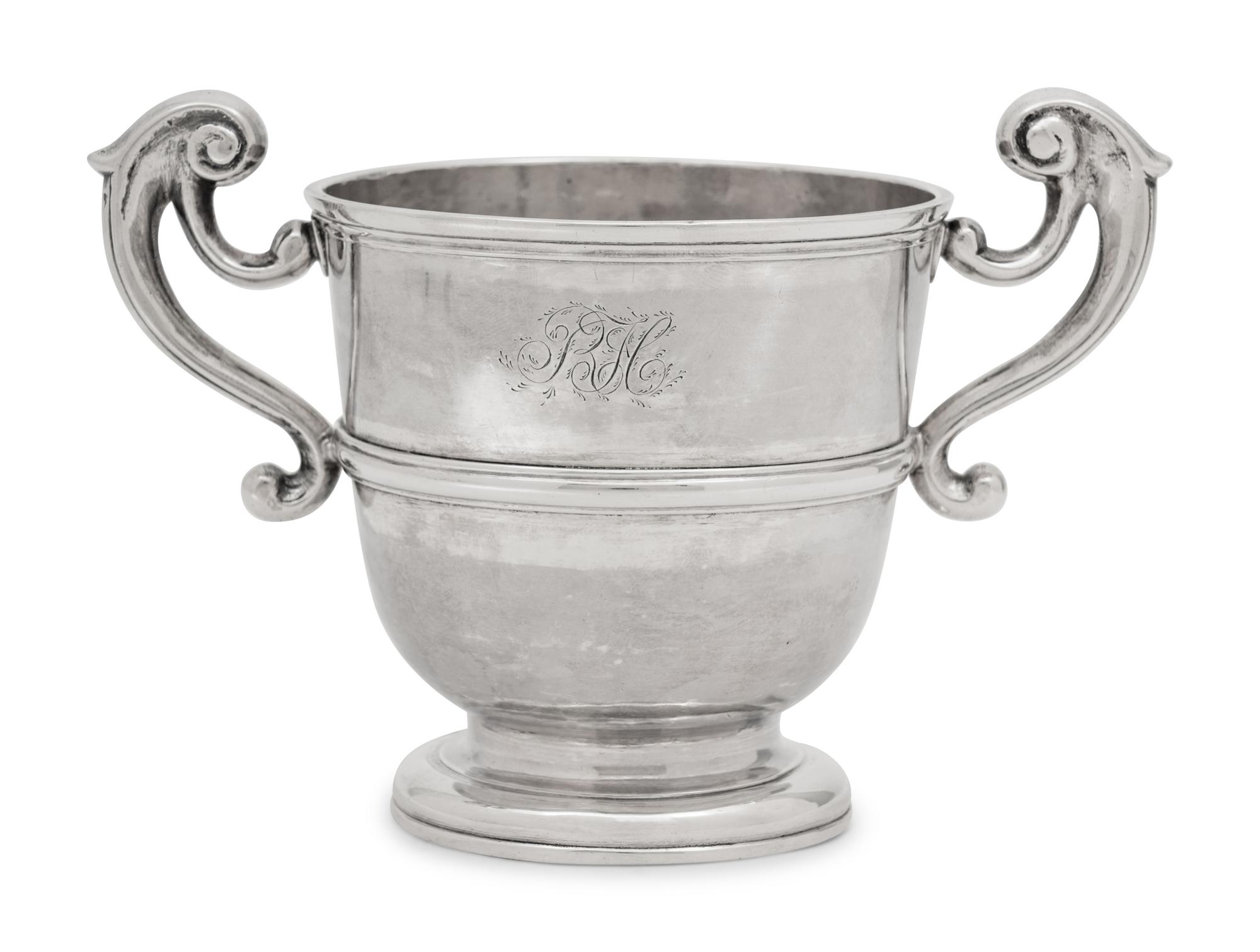 An Irish George I Silver Loving Cup