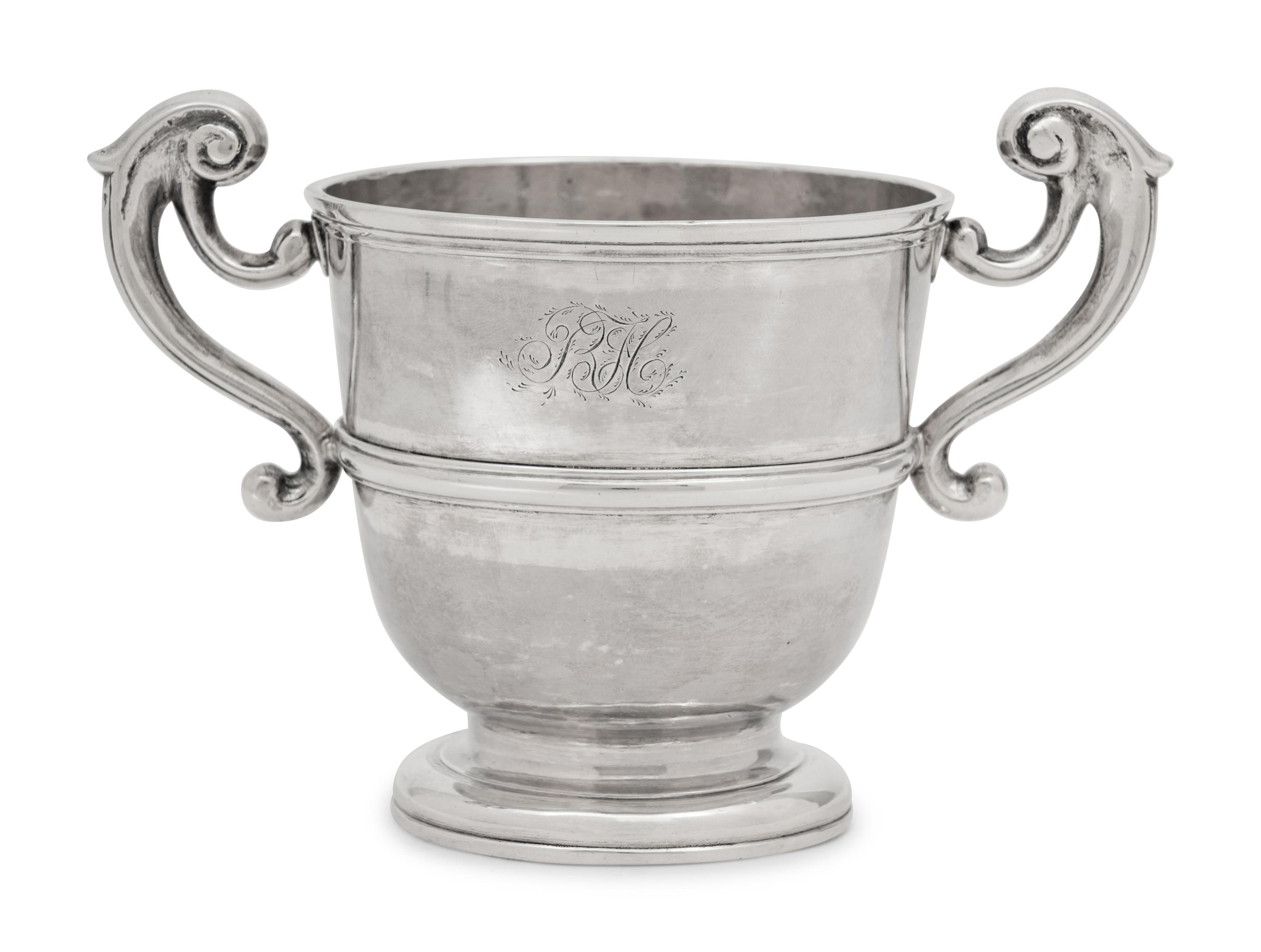 An Irish George I Silver Loving Cup